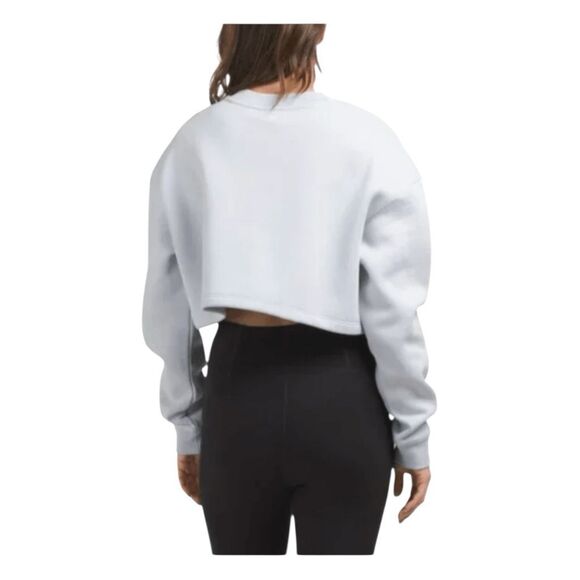 IVL Collective Cropped Sweatshirt Light Gray Dawn Fleece S - Picture 2 of 7